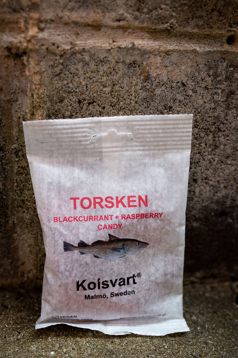 Kolsvart Raspberry & Blackcurrant Swedish Fish