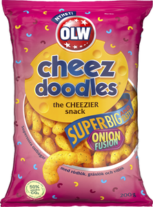 OLW Super Cheez Onion 200g, BEST BY: February 10, 2025