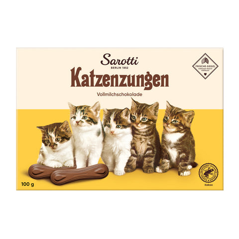 Sarotti Chocolate Cat Tongues 3.5oz