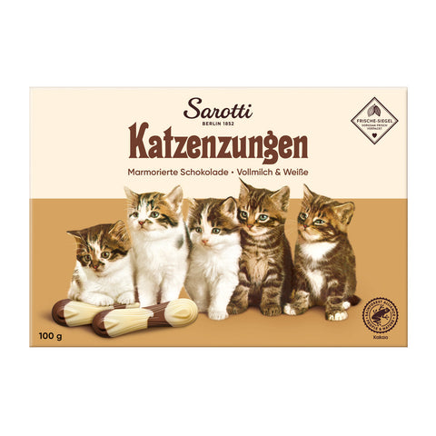 Sarotti Marbled Chocolate Cat Tongues 3.5oz