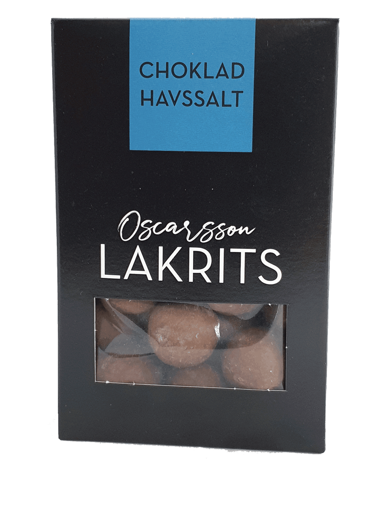 Oscarsson Licorice, Milk Chocolate, & Sea Salt 150g, BEST BY: December 2023