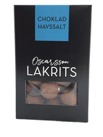 Oscarsson Licorice, Milk Chocolate, & Sea Salt 150g, BEST BY: December 2023