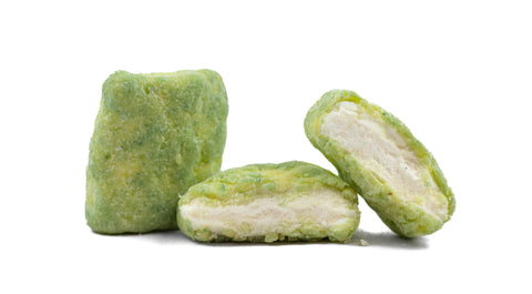 The Mallows: Pistachio and White Chocolate 90g, BEST BY: March 18, 2025