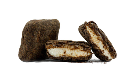 The Mallows: Flaked Salt and Dark Belgian Chocolate 90g, BEST BY: March 31, 2025