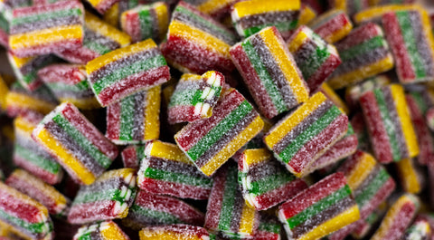 Sour Rainbow Bricks