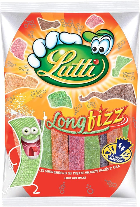 Lutti Long Fizz 100g, BEST BY: September 4, 2024