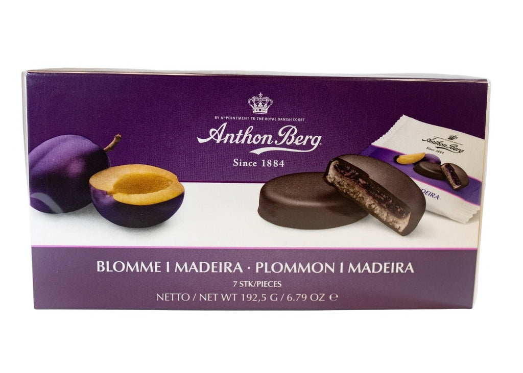 Plum in Madeira Chocolate Covered Marzipan Box – Sweet Cloud Gifts