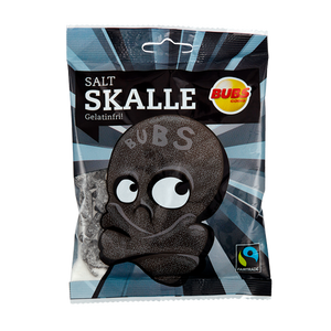 BUBS Salt Licorice Skull 90g