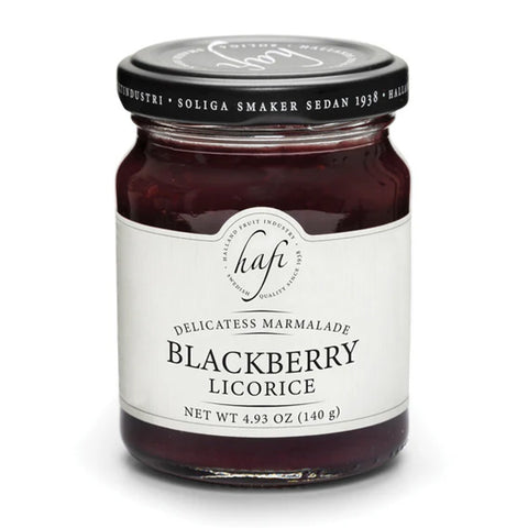 Hafi Blackberry Licorice Marmalade Jar 4.93oz, BEST BY: February 26, 2025