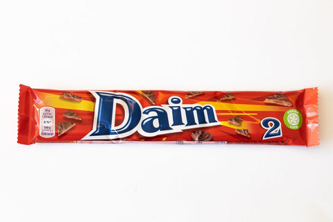 Daim Bar 2 Pack 56g, BEST BY: June 4, 2024