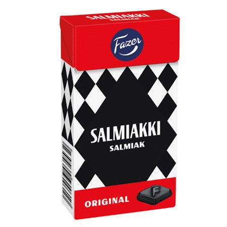 Fazer Salmiakki Pastiller 40g Bo, BEST BY: March 30, 2024