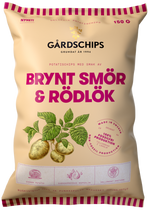 Gårdschips Brown Butter & Red Onion 150G