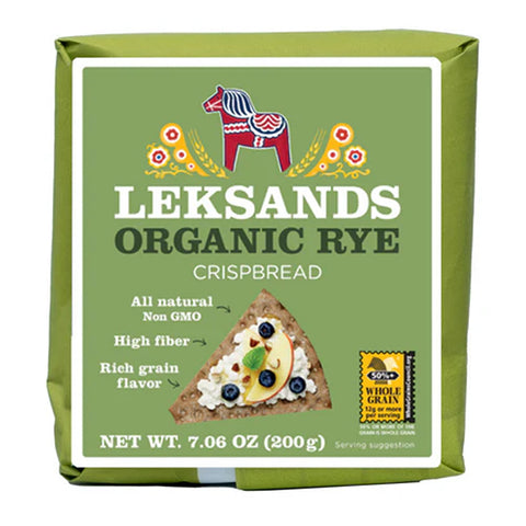 Leksands Organic Rye Crispbread Triangles 7.06oz