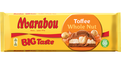 Marabou Big Taste Toffee Whole Nut 300g