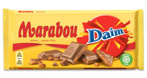 Marabou Milk Chocolate With Daim Pieces 200g