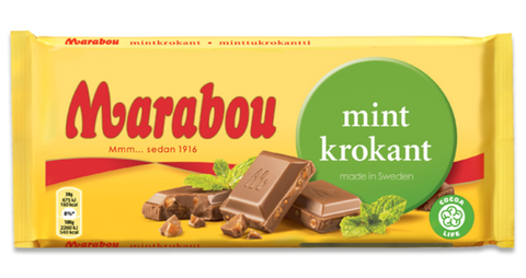 Marabou Mint Crunch 200g