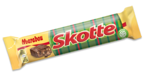 Marabou Skotte Chocolate Bar 50g, BEST BY: April 23, 2024