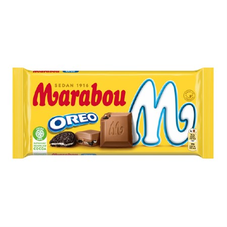 Marabou Oreo Bar 185g, BEST BY: December 18, 2024