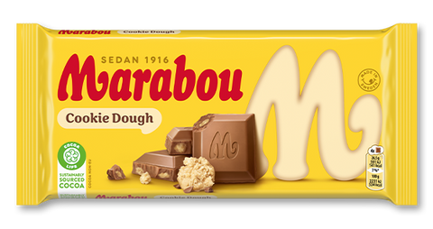 Marabou Cookie Dough 185g, BEST BY: March 14, 2025