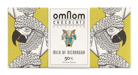 Omnom Milk of Nicaragua 50% 60g, BEST BY: June 15, 2023