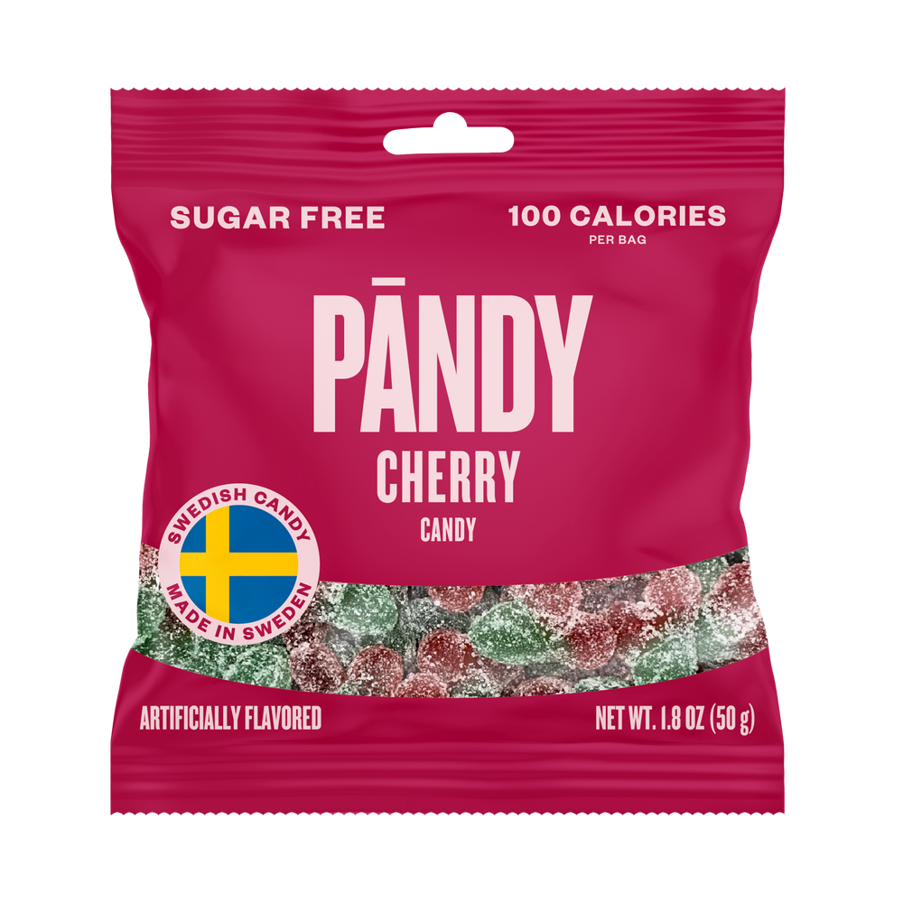 PANDY Sugar Free Sour Cherry 1.8oz Bag