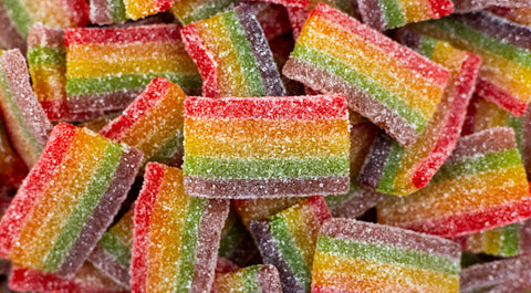 Sour Rainbow Belt Bites