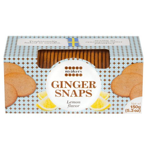 Nyakers Lemon Gingersnaps Window Box 5.3oz