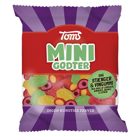 Toms Mini Godter 80g, BEST BY: November 24, 2024