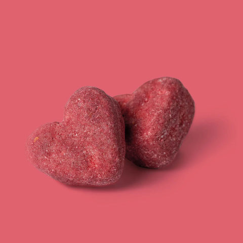 The Mallows: Raspberry Hearts 90g