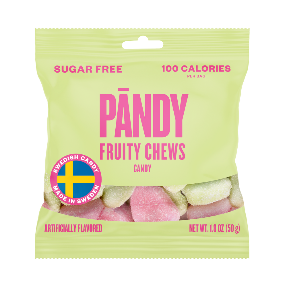 PANDY Sugar Free Fruity Chews 1.8oz Bag