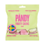 PANDY Sugar Free Fruity Chews 1.8oz Bag