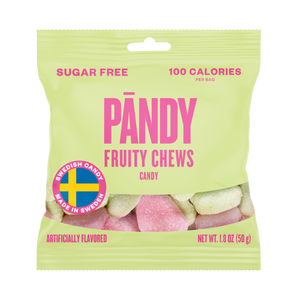 PANDY Sugar Free Fruity Chews 1.8oz Bag