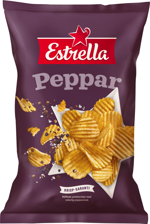 Estrella Peppar Chips 175g Bag – Sweetish Candy- A Swedish Candy Store