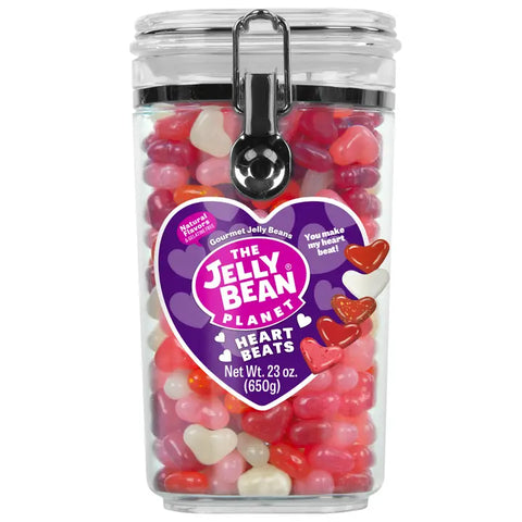 The Jelly Bean Planet Heart Jar 23oz