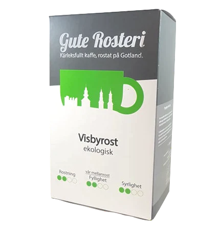 Gute Rosteri Visbrost Grounds 250g, BEST BY: January 3, 2024