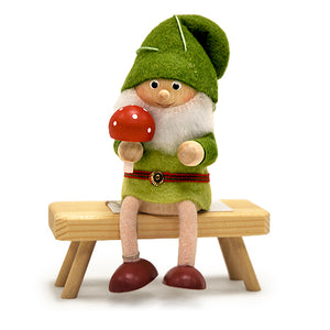 Nordic Sitting Man with Mushroom