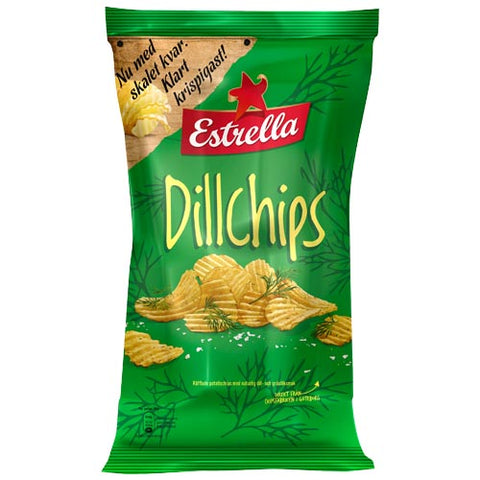 Estrella Dillchips 175g Bag, BEST BY: October or November 2024