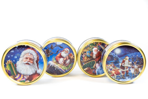 Jacobsens Nostalgic Santa Cookie Tin 5.29oz