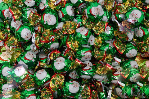 Santa Pralines Green Paper