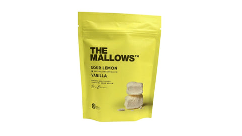 The Mallows: Sour Lemon and Vanilla 80g, BEST BY: March 12, 2025