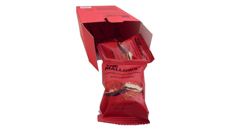 The Mallows: Caramel and Rich Raspberry 55g