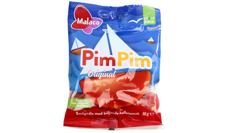 Malaco PimPim Original 95g, BEST BY: February 10, 2025