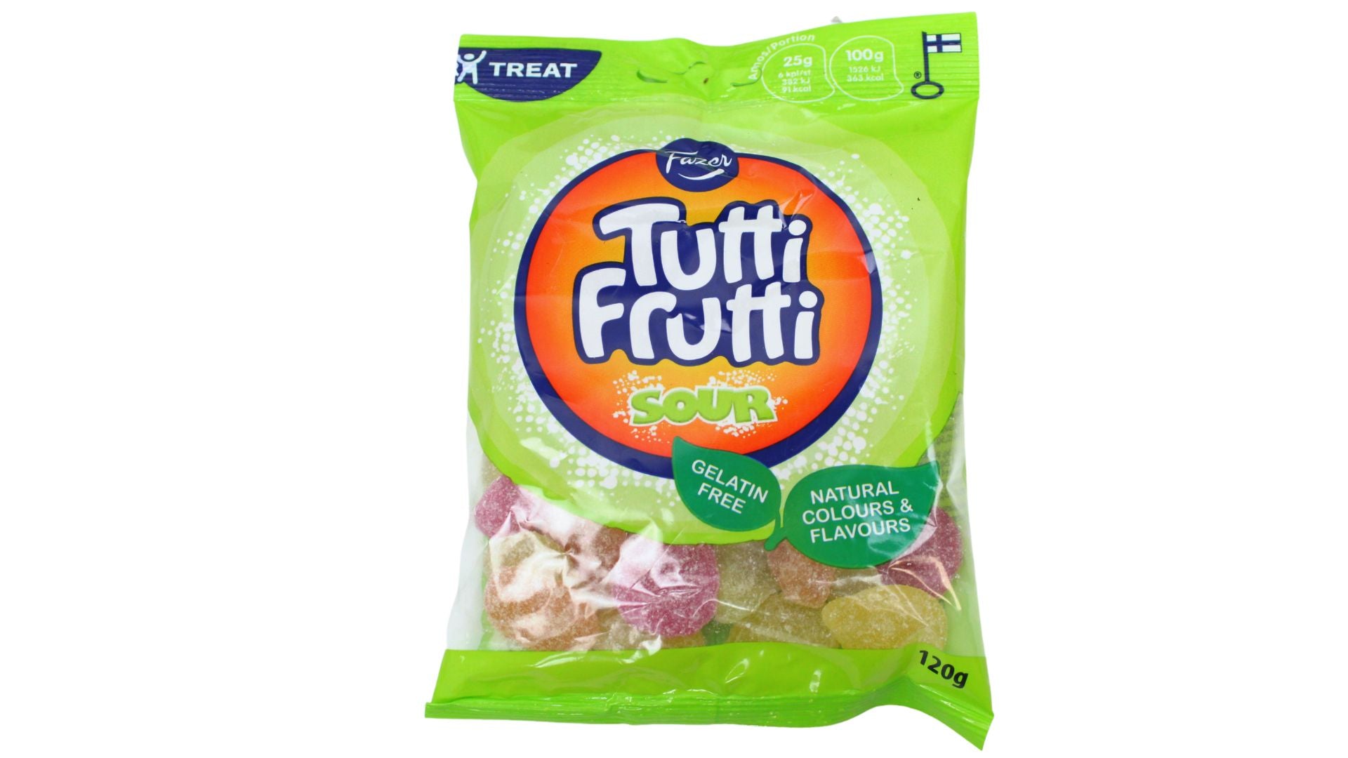 Fazer Tutti Frutti Sour 120g Sweetish Candy A Swedish Candy Store